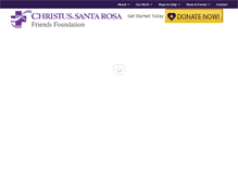Tablet Screenshot of friendsfoundation.org